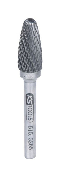 KS Tools HM Rundbogen-Frässtift Form F, 12mm, 515.3265, 4042146257050