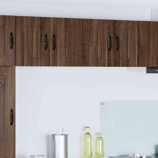 vidaXL Küchenwandschränke 2 pcs Braun Eichen-Optik 60 x 31 x 40 cm, 884929