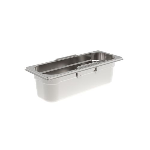 Rieber GN-Behälter 2/8 - Fallgriffe, Höhe 100 mm, 84010222
