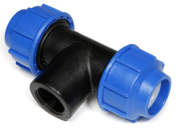 SBN PE - PP T-Stück 40x40 mm - 1" IG, 20545