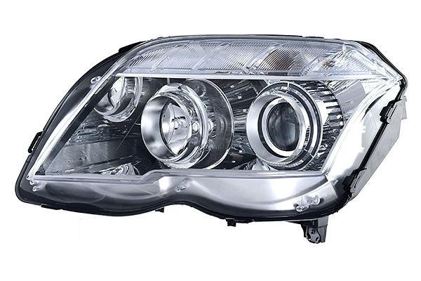 HELLA Glühlampe-Hauptscheinwerfer - für u.a. MERCEDES-BENZ GLK-CLASS (X204) - ECE/CCC - für Rechtsverkehr - links, 1EG 354 878-011