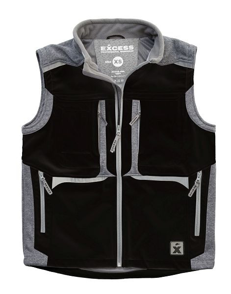 Excess Active PRO Weste schwarz - grau, Größe: XL, 416-2-41-1-BLG-XL