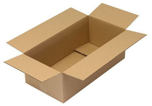 TransPak Wellpapp-Faltkarton 1-wellig, Innenmaß 600 x 300 x 200 mm, Qualität 1.20C, VE: 25 Stück, 299307