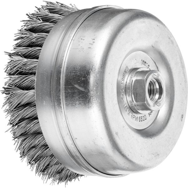 Pferd Topfbürste mit Gewinde, gezopft TBGR 125/5/8 ST 0,50, 43308010