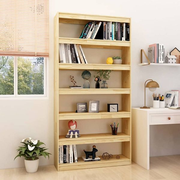 vidaXL Bücherregal/Raumteiler 100x30x200 cm Kiefer Massivholz, 808228