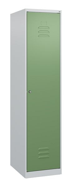 C+P Umkleidespind Classic PLUS, 1700x400x500mm, 7035/6011, Zylinderschloss, 0800007-12 S10027