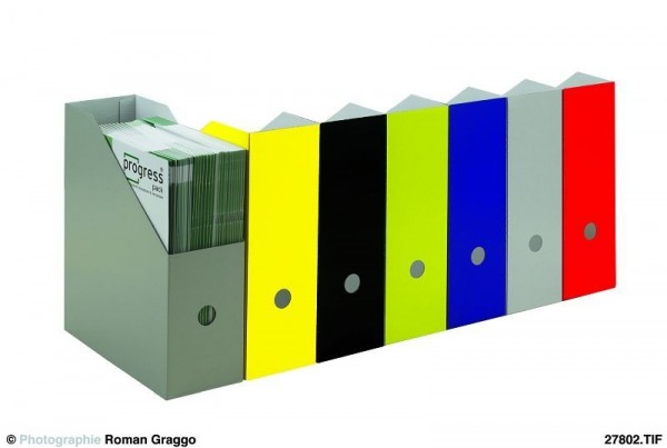 Progress Packaging PF ZS10.35_24 010 Zeitschriftensammler 105 grau, Folie, VE: 10 Stück, 701500