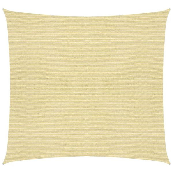 vidaXL Sonnensegel 160 g/m² Beige 6x6 m HDPE, 311114, 8720286096772