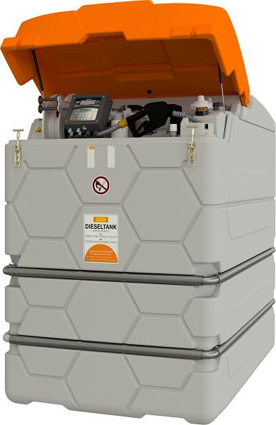Cemo CUBE-Dieseltank Outdoor Premium Agilis 2500 l, komplett montiert, 12211