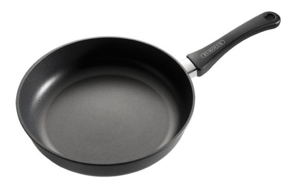 Eurolux Premium Schmorpfanne Squeezed Ø 28 cm, ca. 6,5 cm hoch, mit ergonomisch geformten abnehmbaren Stiel, für alle Herdarten, EUS228-3-AB