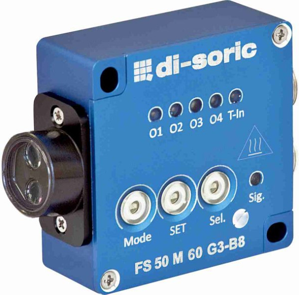di-soric FS 50 M 60 G3-B8 Farbsensor, pnp/npn (4x), NO/NC, 207126