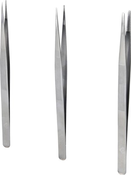 Brilliant Tools Pinzetten-Satz, 3-teilig, BT067905