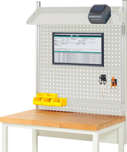 RAU System-Aufbau - Komplettset 02, für Produktbreite 1000 mm, RAL7035/RAL7035, EE-BW-KS-02-1000.12