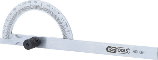 KS Tools Winkelgradmesser mit offenen Bogen, 120mm, 300.0640