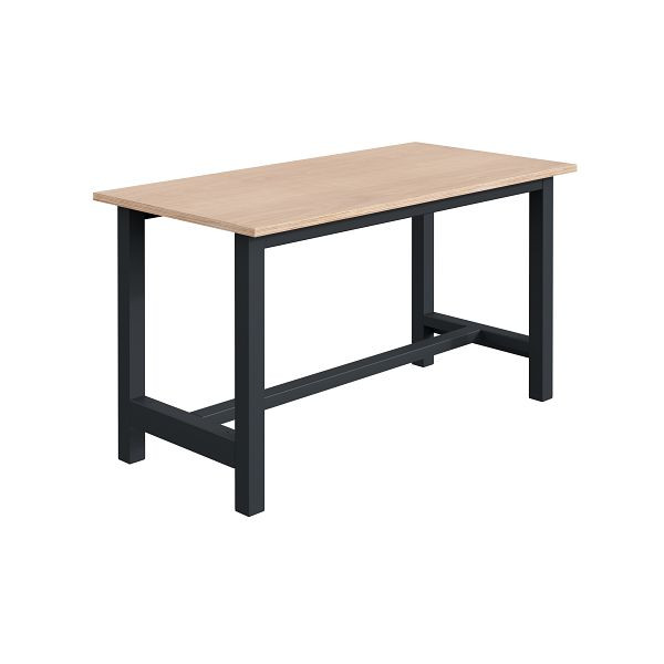 SOFAME CKS Werkbank B 1800 x T 750 x H 824mm, Multiplex-Arbeitsplatte 24 mm, Anthrazitgrau RAL 7016, W010160018GA