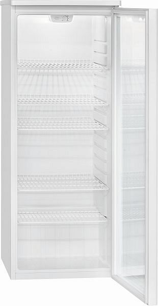 Bomann Glastür-Kühlschrank KSG 7280.1 weiß, 259L, 1059 kWh/Jahr, 707280