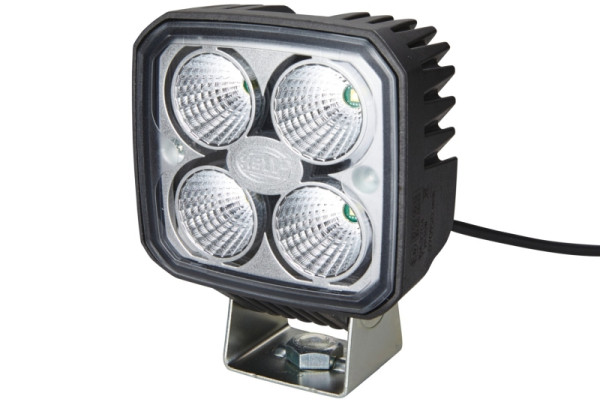 HELLA LED-Arbeitsscheinwerfer, Q90 compact, 12/24V, 1200lm, geschraubt/Anbau, schwenkbarer Montagebügel, weitreichende Ausleuchtung, 150mm, 1GA 996 284-091