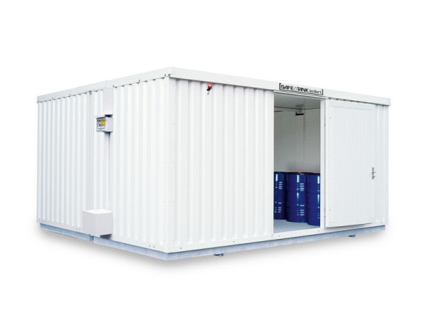 SÄBU SAFE Tank Kombination STKI 4000 ALG, isoliert, vormontiert, Kunststoffbeschichtet RAL 9002, 5.380 x 4.340 x 2.520 mm, F8850650101