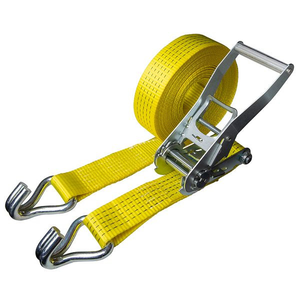 DELTASLING® 2-teiliger Zurrgurt mit Ratsche und Spitzhaken, LC 2500/5000daN, 50mm, 7m Länge, CO.SB.050.07.2.K.GE