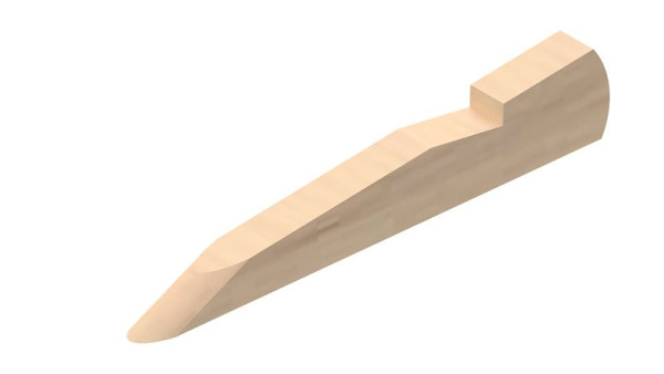 Ulmia Holzkeil für Hobel (Keilbreite 15 mm), für Simshobel, Absatz-Simshobel, 01.9041, 4044637197012