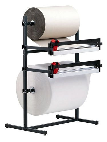 Rocholz Doppel-Schneidständer, mit zwei Schneidvorrichtungen, max. Rollenbreite 1000 mm, 309400
