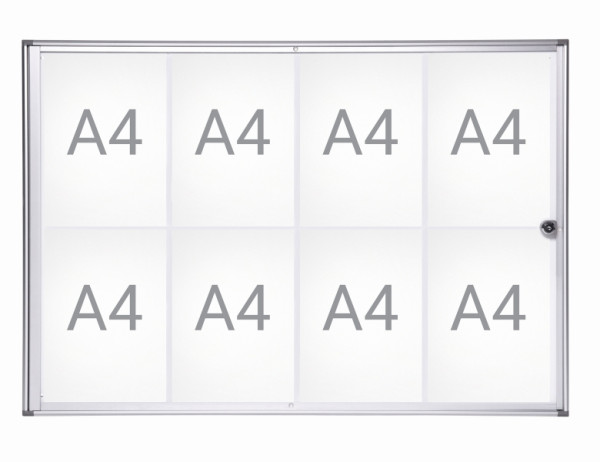 MAUL Schaukasten MAULextraslim, Kapazität: 8 x A4, 6820808
