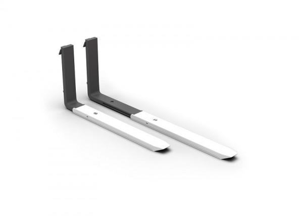 ManuTel® G2 Standard-Edition Teleskop Gabelzinken, Tragfähigkeit: 2500 kg / ISO: 2A / Länge ausgefahren: 1200 mm, VE: 2 Stück, MTGZ25/8/12/A