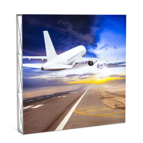 Showdown Displays Pop-Up Impress Druck Rückseite 4x3 LED, IMPR43S-GBLED