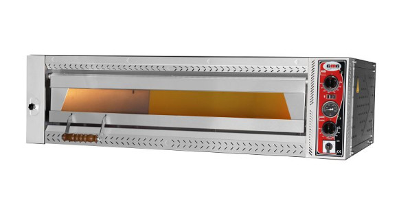 GMG Pizzaofen Maxima S, 6x Ø 35cm, 8 kW 400V, stapelbar, mit Schamottsteinboden, 1 Backkammer, PEF10570 S-E