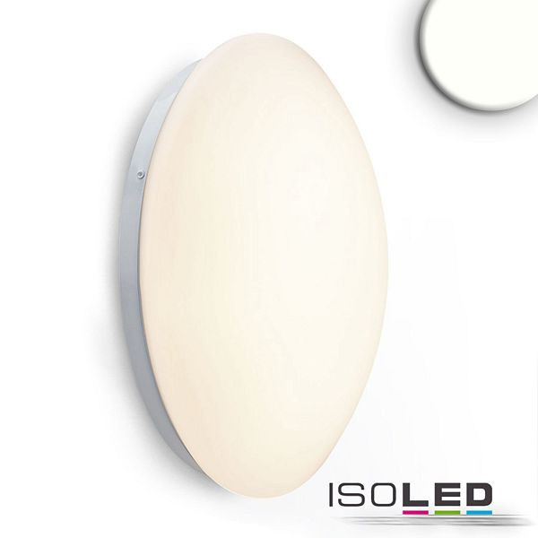 ISOLED LED Decken/Wandleuchte weiß, rund, 24W, DN380, IP54, neutralweiß, 115756