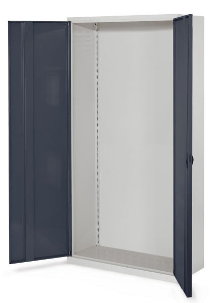 Kappes Systemschrank Leergehäuse Serie 400, RAL 7035/7016, H1950 x B1000 x T410 mm, Vollblechtüren, 1250.00.1024