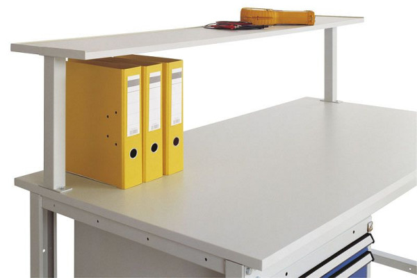 Manuflex ESD-Ablagekonsole mit Konsolenträgern, für UNIVERSAL Arbeitstische mit Tischbreite 1000 mm, LZ8332.7035