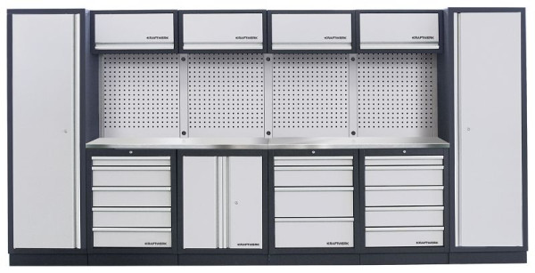 Kraftwerk MOBILIO 6er Komplett-Kombi mit Lochwand, Edelstahl 430, 3964CIX