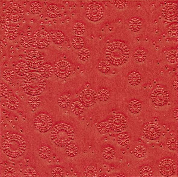 PAPER+DESIGN Tissue-Moments-Servietten Color - rot, VE: 16 Stück, 24017