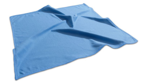 sigel Mikrofasertuch Delta blau 400x400x0,5mm bis 40° waschbar, BA189