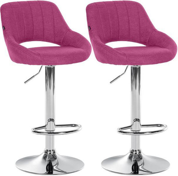 CLP Barhocker Milet Stoff C, lila, VE: 2 Stück, 324408
