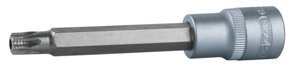 KS Tools 1/2" Bit-Stecknuss Torx mit Stirnlochbohrung, lang, TB10, 917.1291