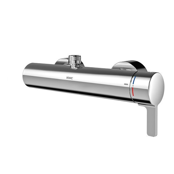 KWC Einhebel-Thermostat, F5, für Montage von Abgangsbogen oder Aufputzduschrohr, vorbereitet für Hygieneeinheit mit C-Modul, 3600003859