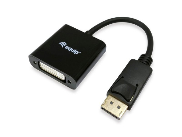 Equip Display Port to DVI Converter M/F, black, 133431