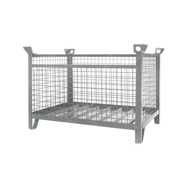 Eichinger Industrie Gitterbox-Stapelpalette, 1500 kg, LxBxH 1200x800x750 mm, feuerverzinkt, 13150200002000