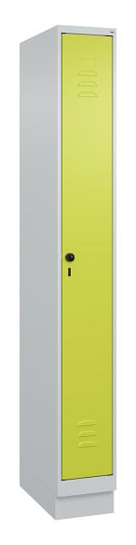 C+P Umkleidespind Classic PLUS, Sockel, 1950x250x500mm, 7035/0024, Drehriegel, 080020-19 S10010
