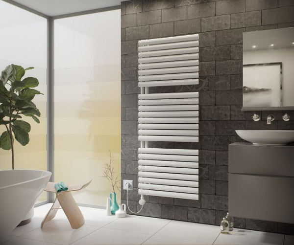 Ximax Elektrischer Handtuchwärmer Fortuna-Open 1802 mm x 500 mm 900 Watt Typ 5 Weiß RAL 9003, 10778