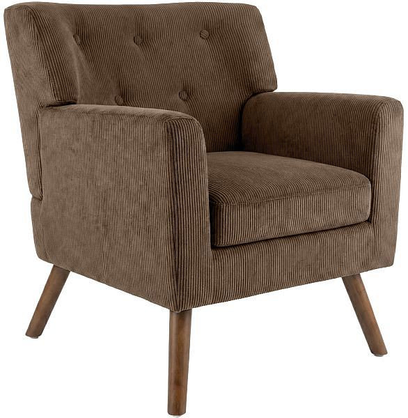 CLP Sessel Kioni Cord, dunkelbraun, 326192, 4255716356460