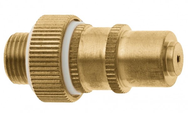 GEKA plus-Eichelverstäuber, AG M 11 x 1 1,5mm-Bohrung MS gerade, VE: 100 Stück, 55.4892