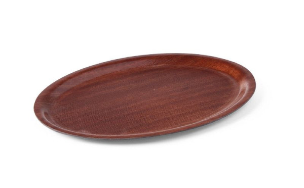 AmerBox Serviertablett Woodform, 230 mm, oval, laminiert, 507964