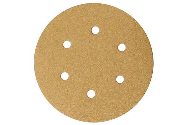 Mirka Schleifscheibe GOLD 150mm Stick 6-fach gelocht P400, VE: 100 Stück, 2336509941