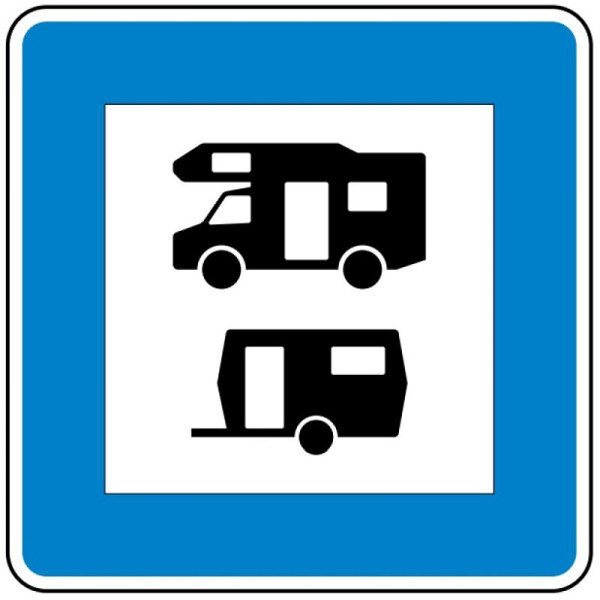 Stein HGS Wohnmobil- und Wohnwagenplatz Nr. 365-68, 840x840mm /RA2/Flachform 2mm, 365-68-221