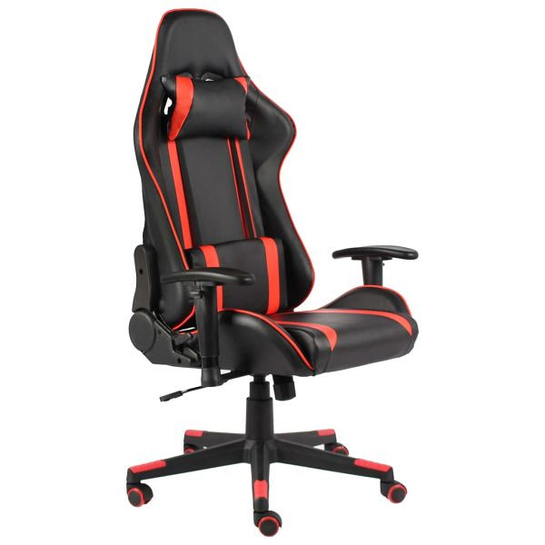 vidaXL Gaming-Stuhl Drehbar Rot PVC, Material: Metall, PVC, 20481