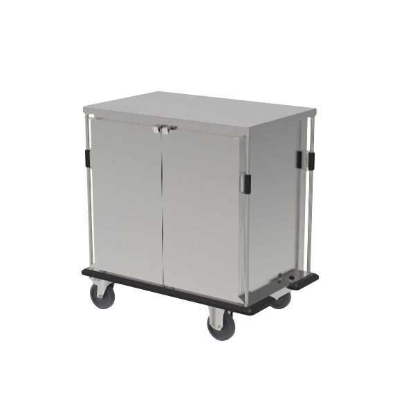 Rieber Tablettwagen TWF - 2x16 EN/GN quer, Edelstahl, 88441107