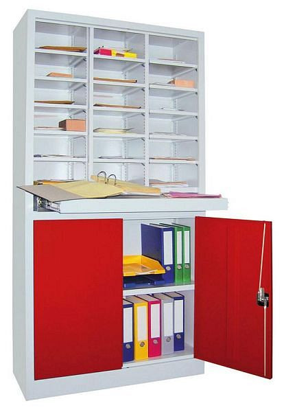 Pavoy Ordnungsschrank 1950/400/1000, Drehgriff, mit Ausziehboden und Unterschrank, 41424-100-000-735